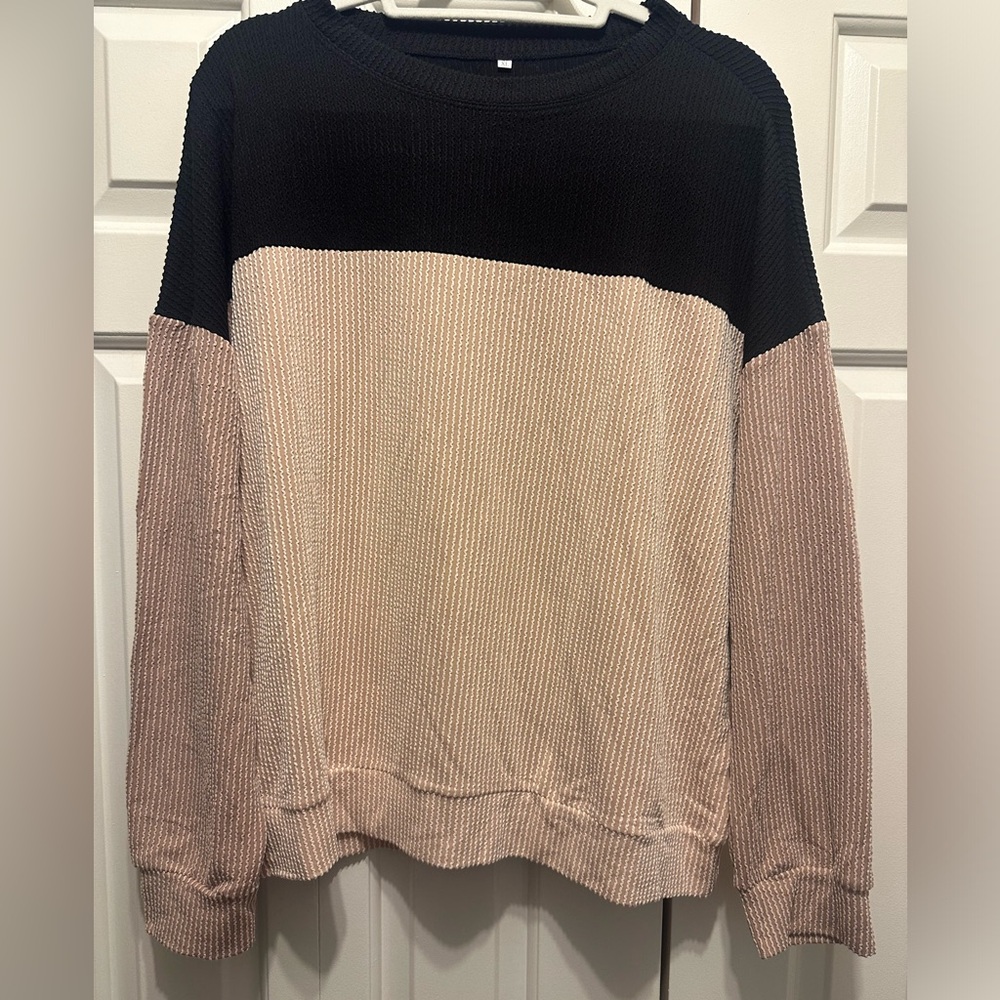 Multicolor Crew Neck Top